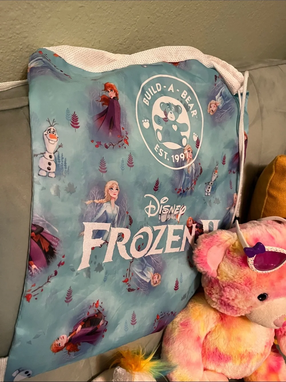Build-A-Bear Rainbow Tie-Dye Bear & Pokémon BUNDLE w/accessories